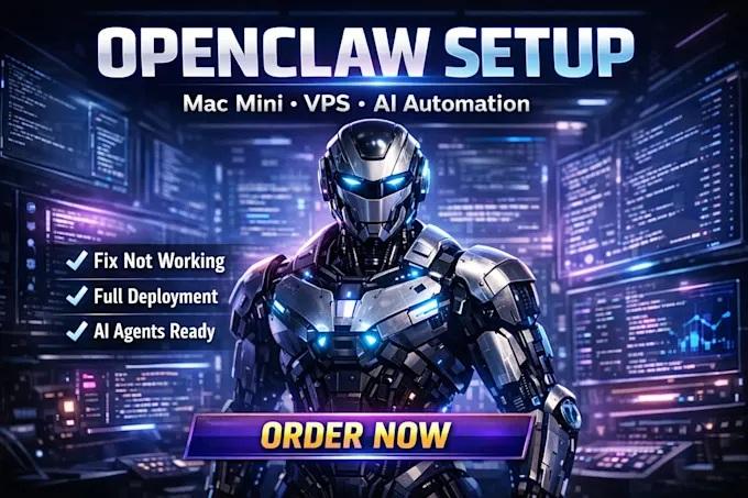 I will setup openclaw, secure installation and deploy open claw open claw mac mini