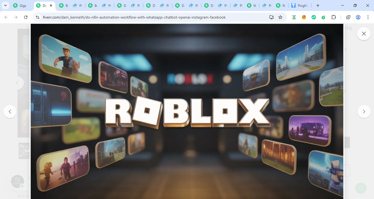 I will do roblox game developer roblox game map roblox full game creationdam