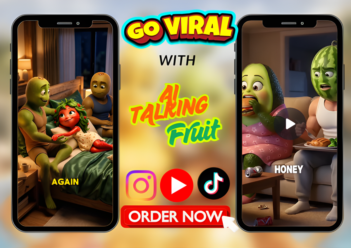 I will create viral ai talking fruit video talking object fruit character 3d animation