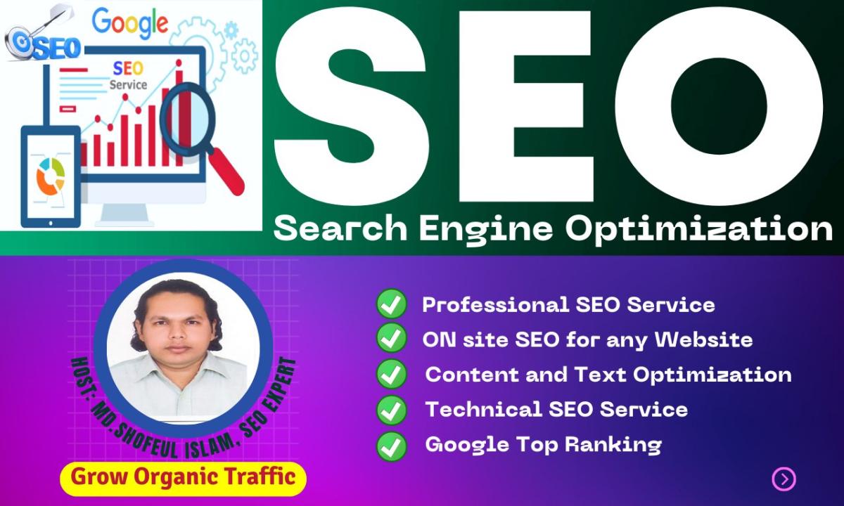I will do website SEO on WordPress, Shopify, Wix, Squarespace