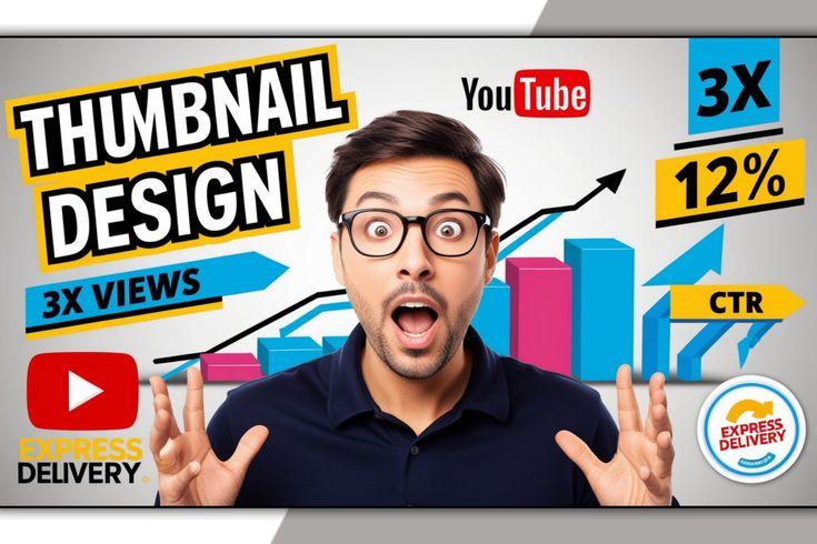 I will create viral youtube thumbnails that increase clicks CTR and views