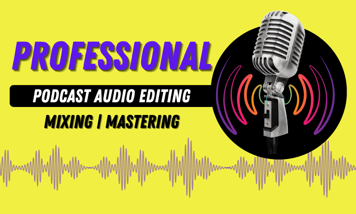I will do professionally podcast audio editing, podcast mixing, mastering and cleaning