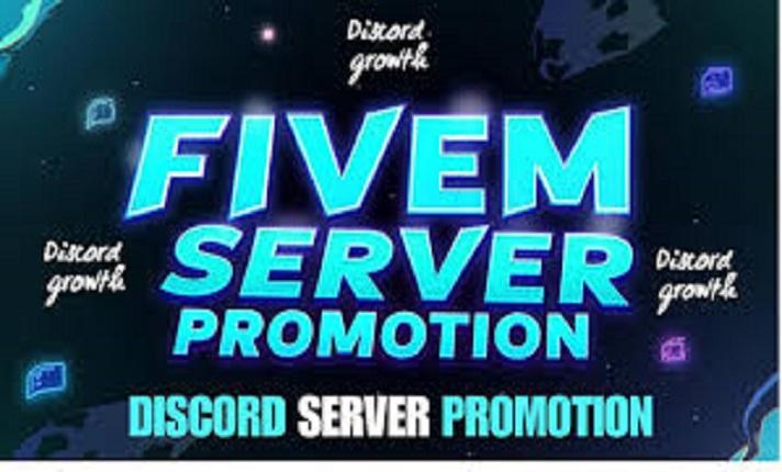 I will minecraft, dayz, rust, fivem, server promotion, gaming server promotion