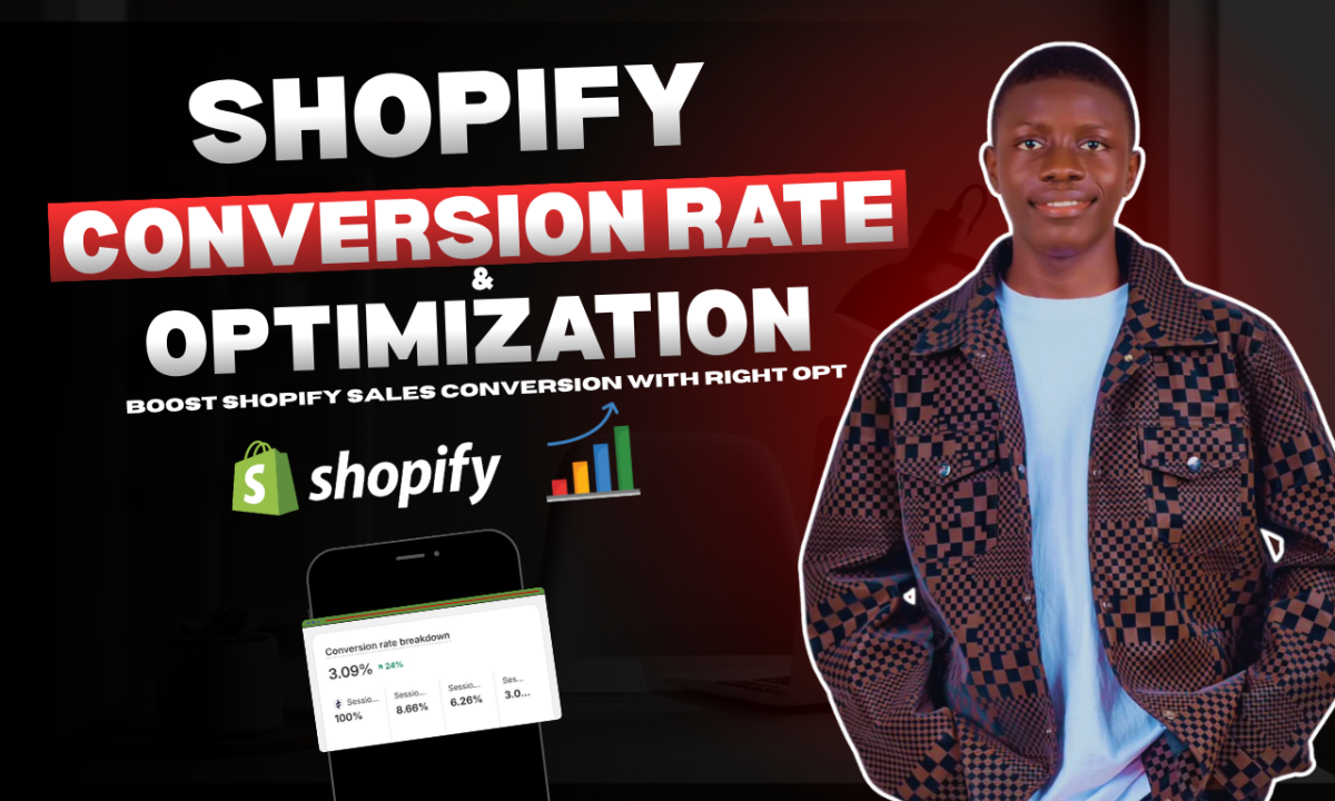 I will do shopify cro audit and conversion rate optimization to increase sales