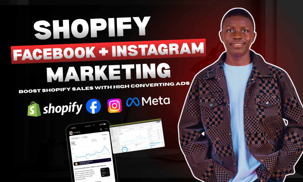 I will setup shopify ads, facebook and instagram meta ads campaign shopify promotion