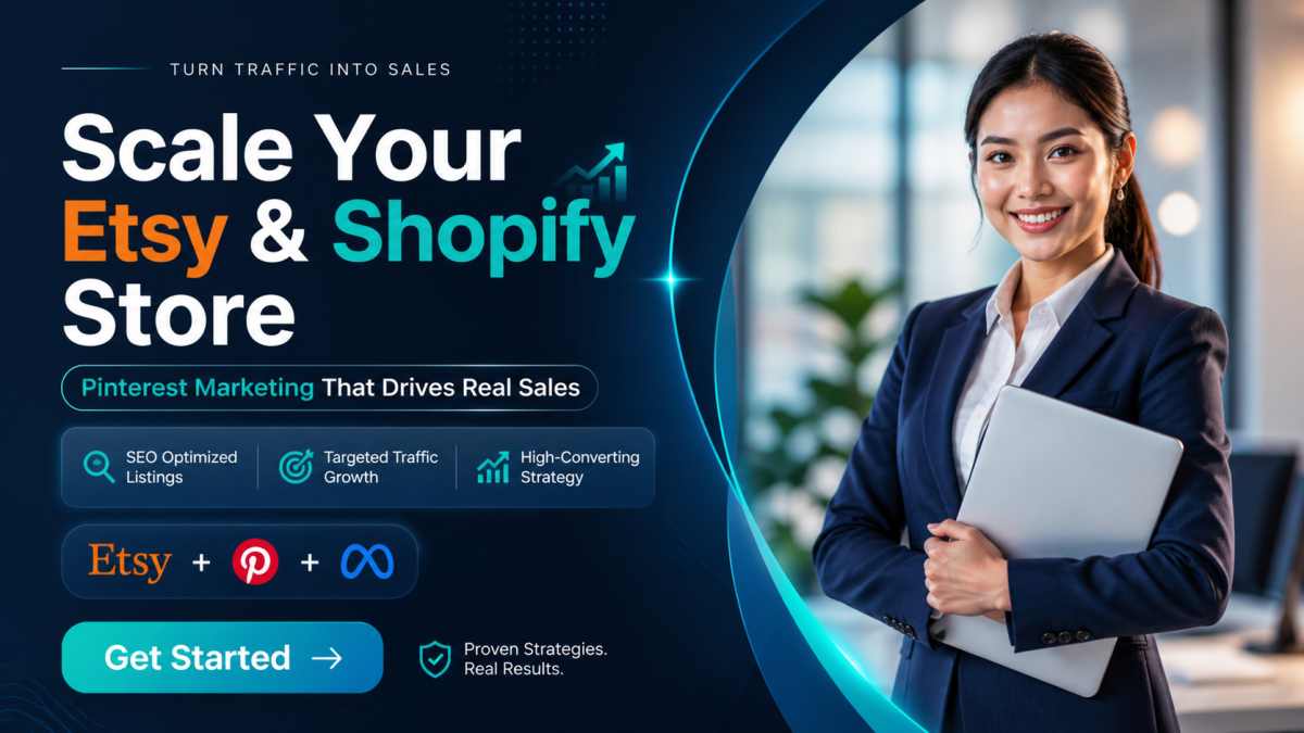 I will boost etsy shop promotion shopify marketing SEO pinterest marketing etsy traffic