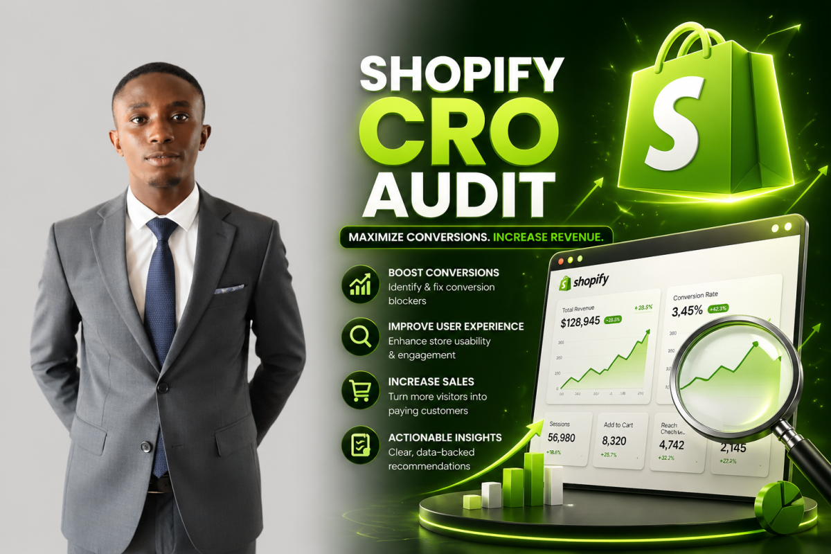 I will do a shopify cro audit and redesign to increase conversion rate