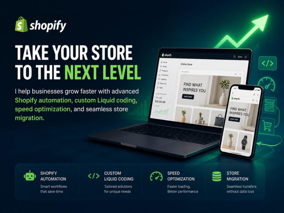 I will be shopify automation,shopify migration,shopify liquid,shopify virtual assistant