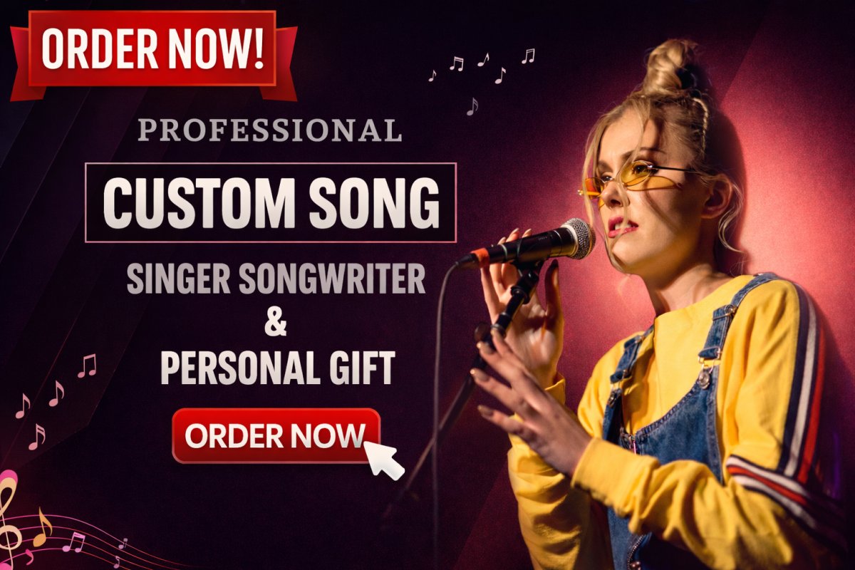I will write and sing a custom song for your special moment
