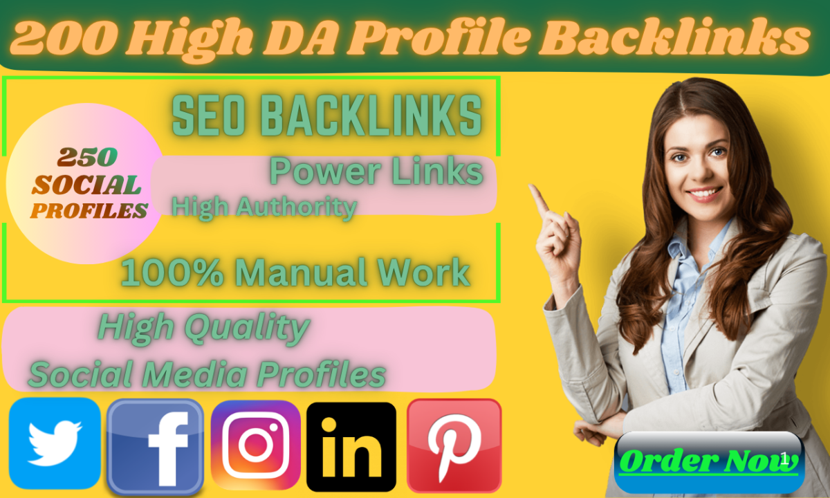 I will link building dofollow seo social profile pr9 usa backlinks