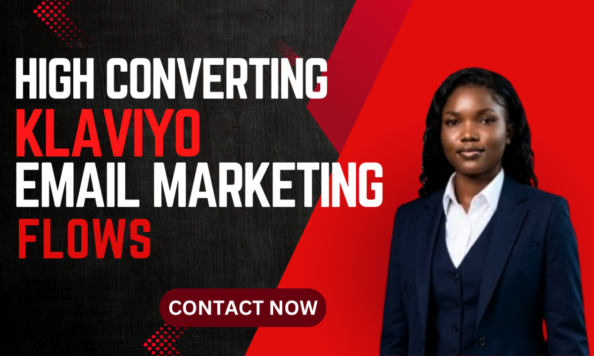 I will setup klaviyo email flows, klaviyo automation for shopify sales growth
