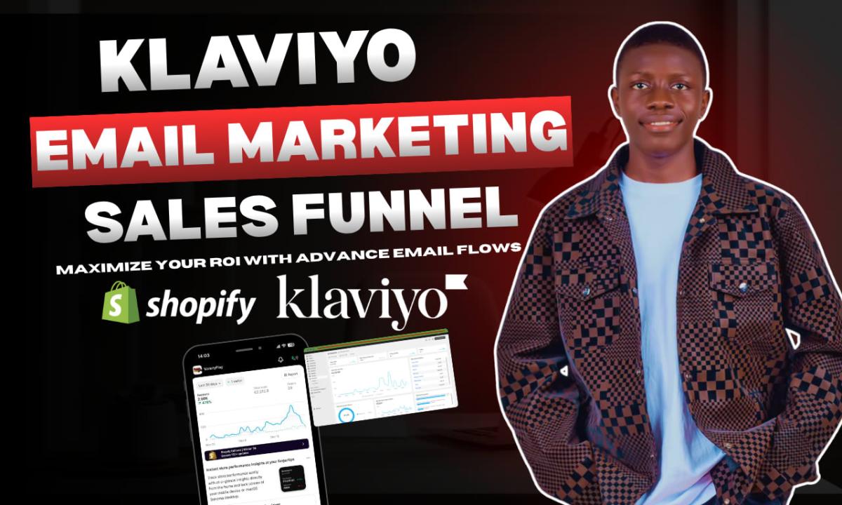 I will setup klaviyo email marketing flows, klaviyo automation flows for ecommerce