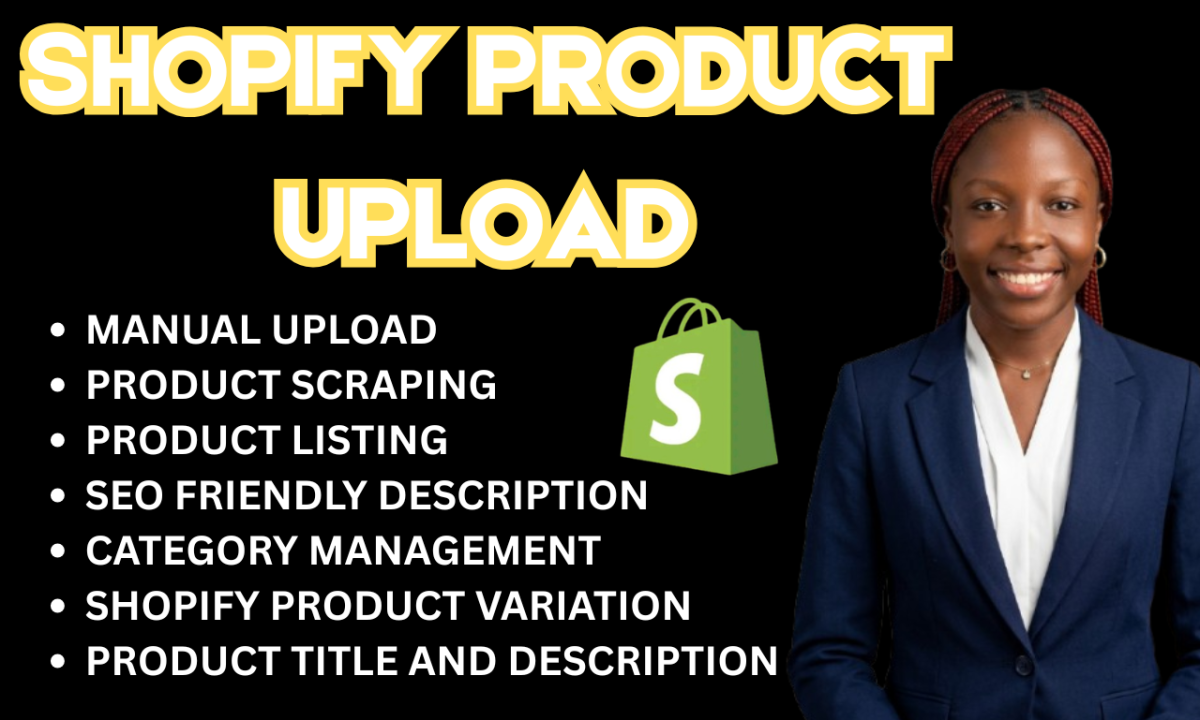 I will upload products to shopify with SEO optimized descriptions