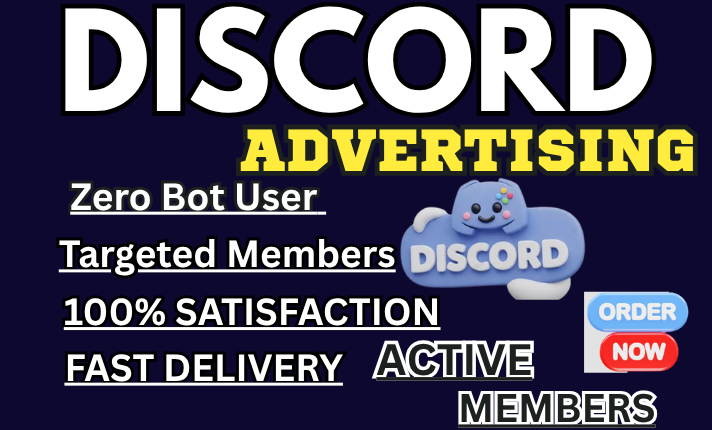 I will do discord promotion, server promotion, minecraft, fivem, rust, dayz server grow