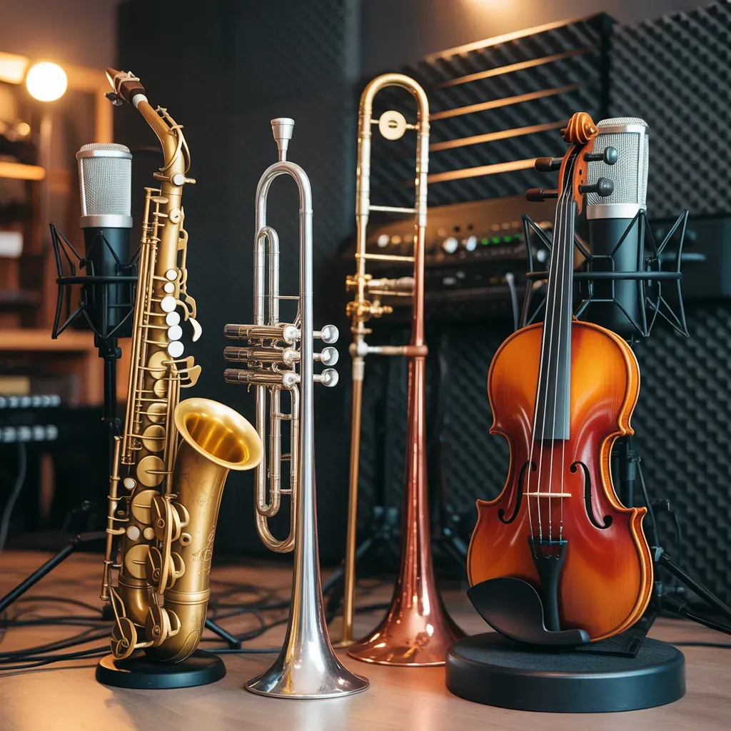 I will deliver professional saxophone, trumpet, violin trombone recording to your track