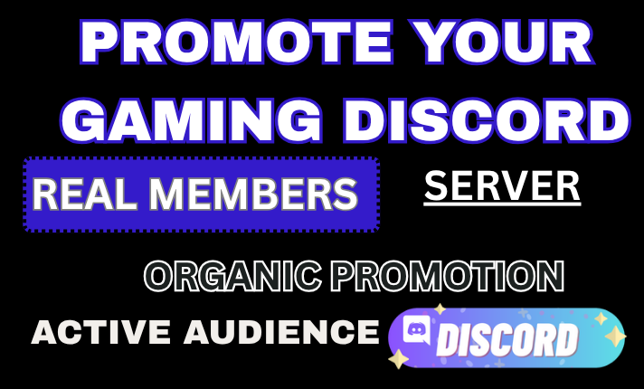 I will do discord server promotion, discord, minecraft, fivem promotion, server growth