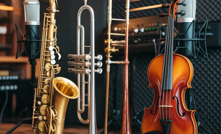 I will deliver studio quality saxophone, trumpet, violin and trombone recording