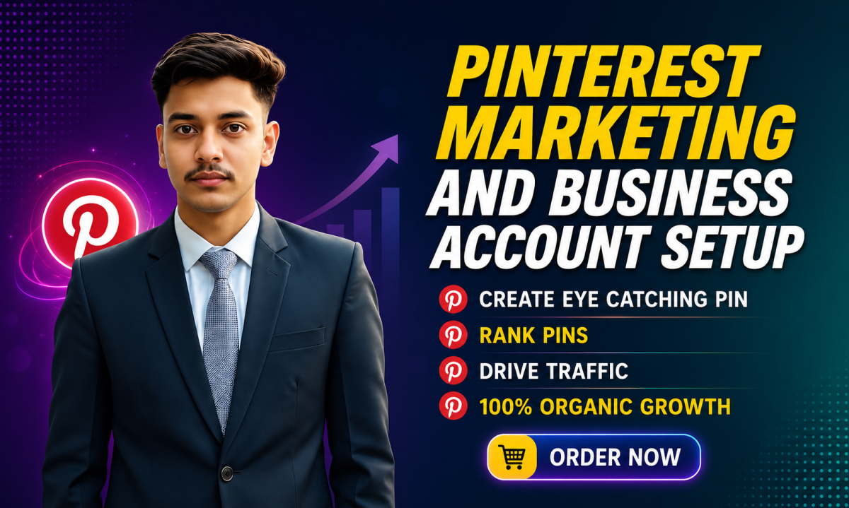 I will do pinterest marketing manager and business account setup