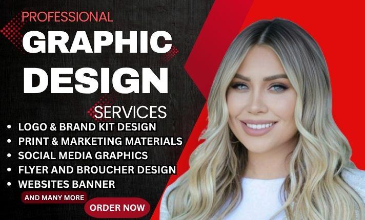 I will design eye catching custom graphics for your brand or personal needs