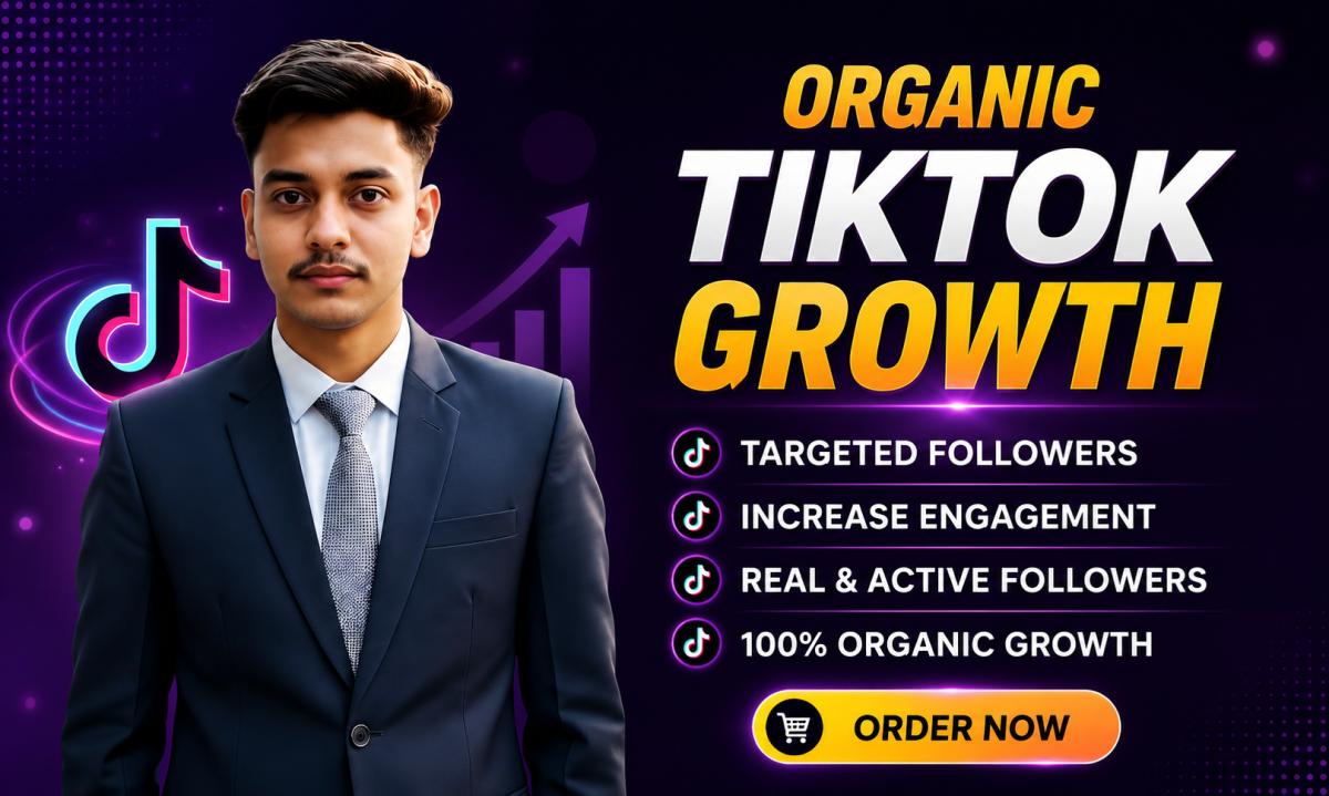 I will do super fast tiktok organic promotion for real followers