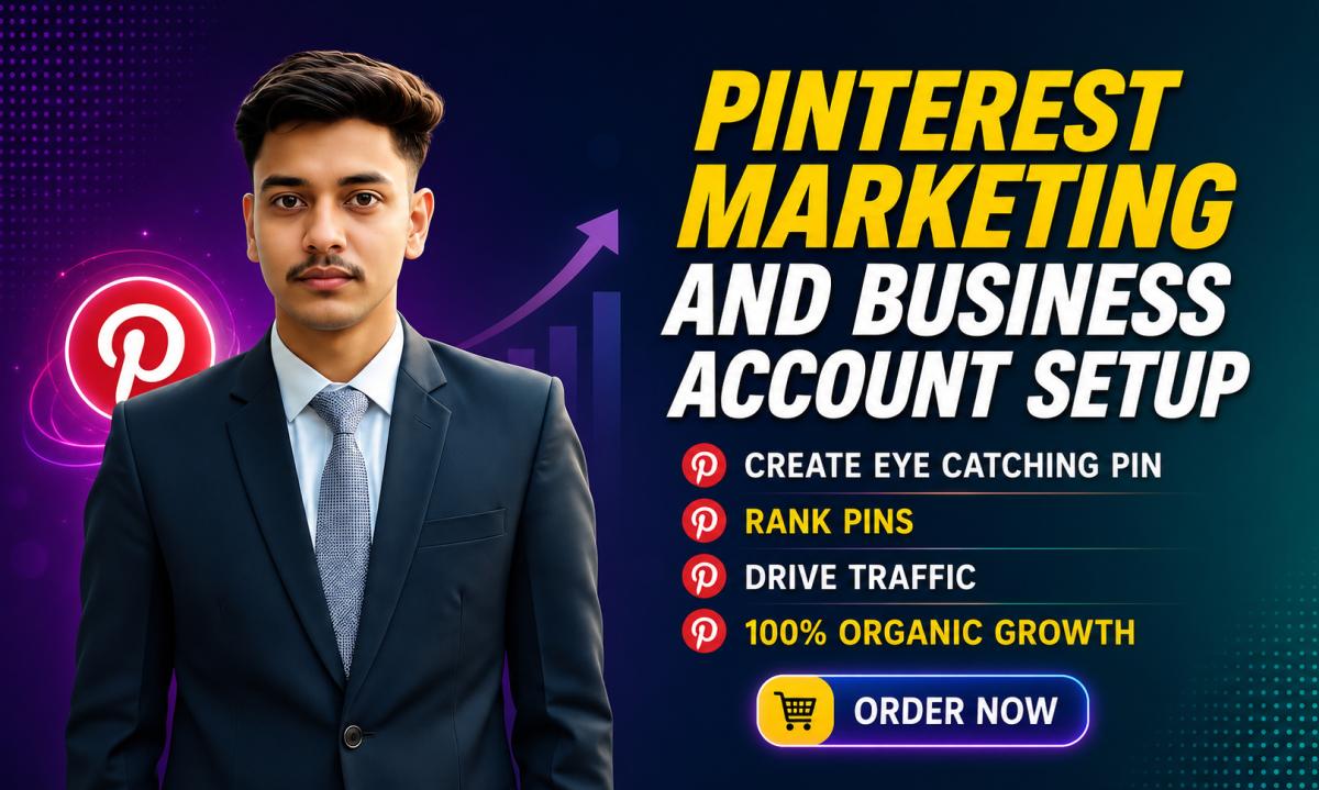 I will do pinterest marketing manager and business account setup