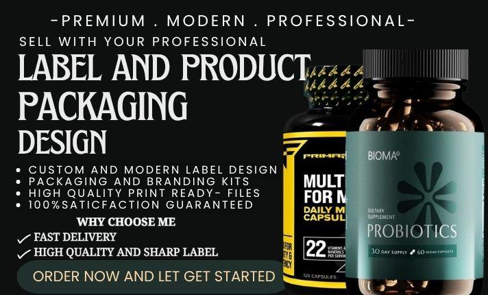 I will create stunning packaging design with 3d mockups fast