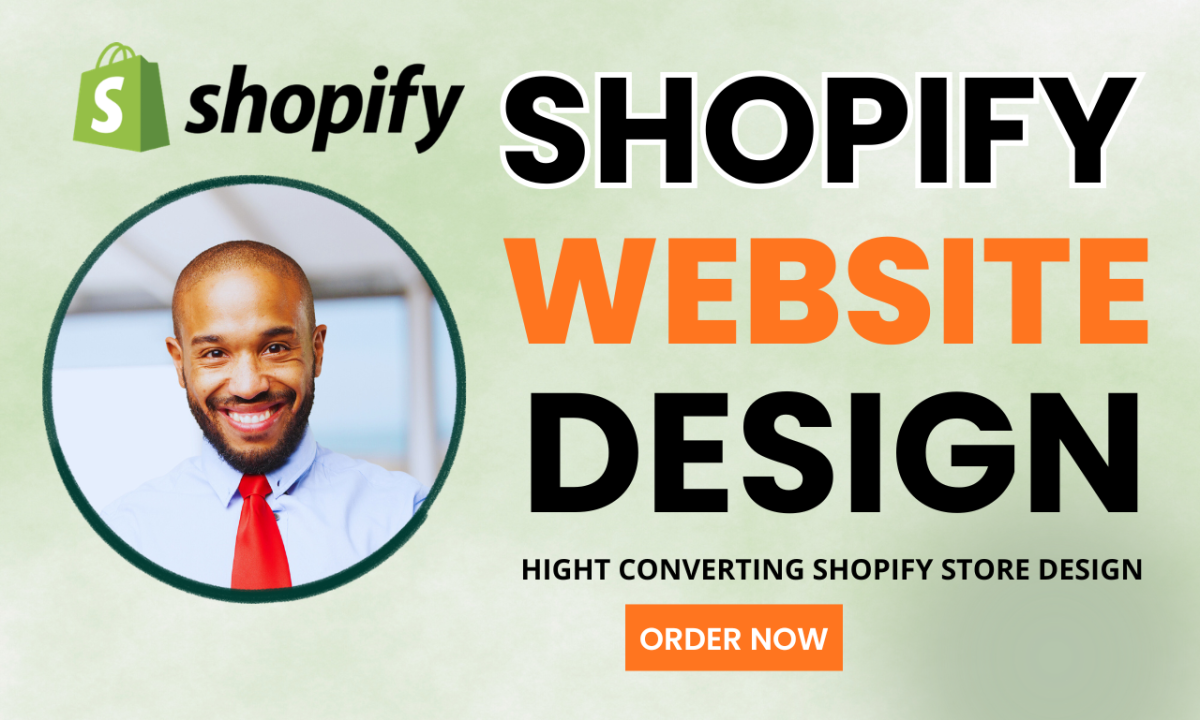 I will do shopify store design, ecommerce shopify website, shopify dropshipping store