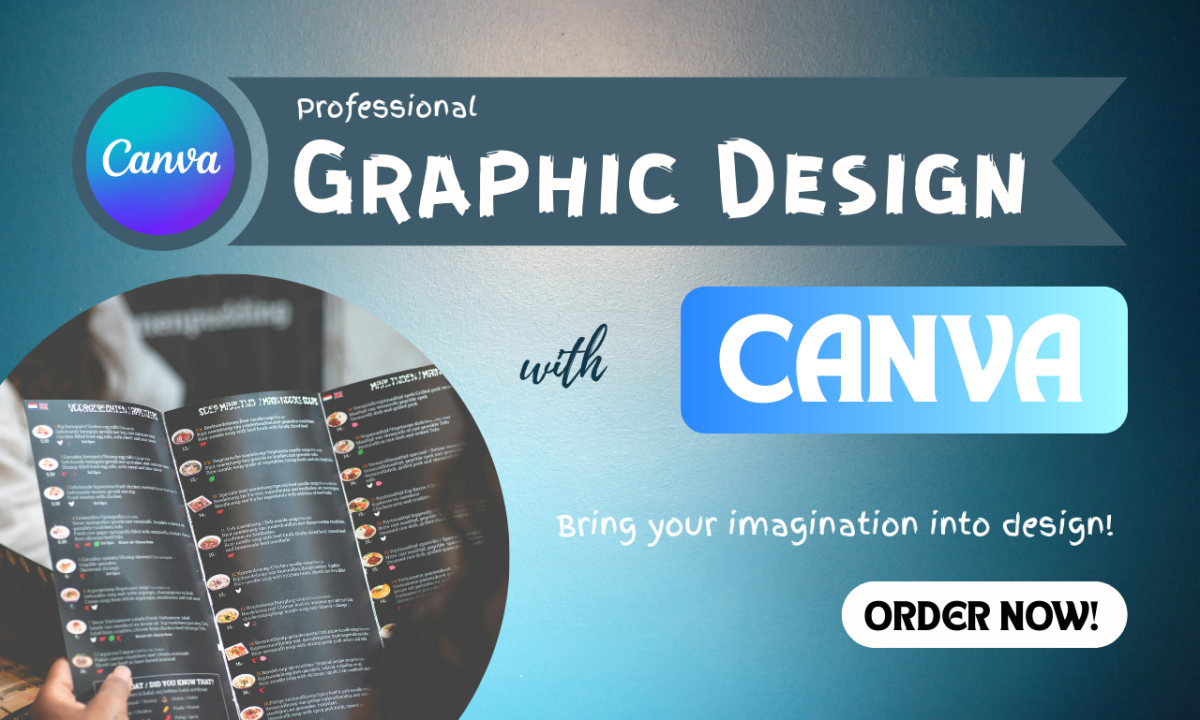 I do create professional canva graphic design for your business and event.