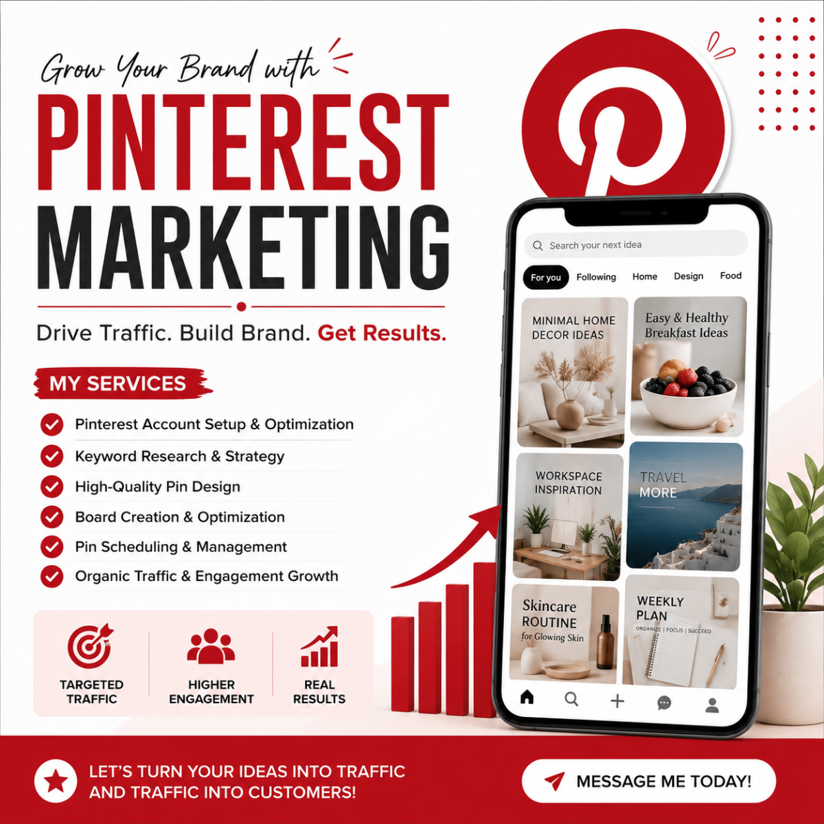 I will setup pinterest pin creation and SEO marketing management for your business