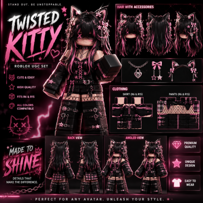 custom roblox ugc roblox skin roblox clothing roblox hair with accessori