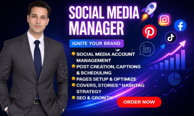 I will do social media marketing to grow your brand organically