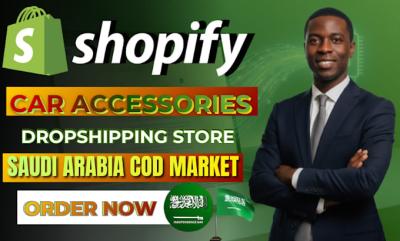 I will build shopify ecommerce store shopify store design shopify website design