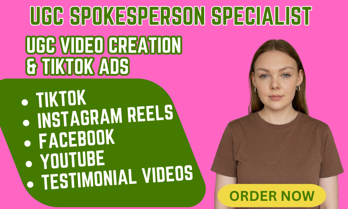 I will create authentic ugc video testimonial spokesperson video