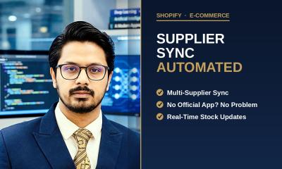 I will automate your shopify inventory sync from your supplier