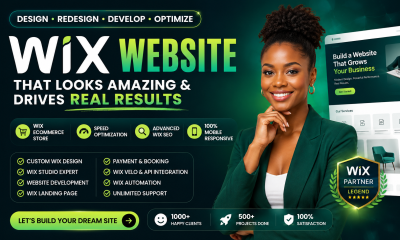 I will design wix website studio ecommerce redesign wix website