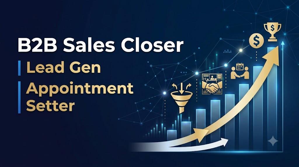 I will help with b2b lead generation, appointment setting, and high ticket sales