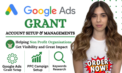I will setup manage google ads grant adwords grant ppc campaign for non profit