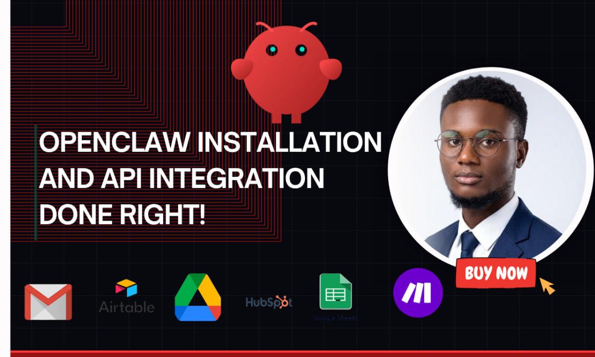 I will openclaw setup, open claw api integration, openclaw error fix, claude code, ai