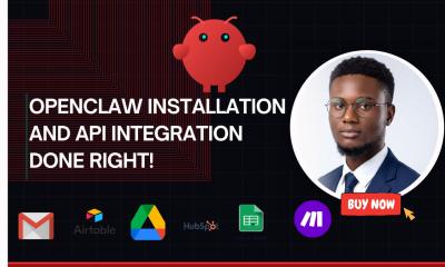 I will openclaw setup, open claw api integration, openclaw error fix, claude code, ai