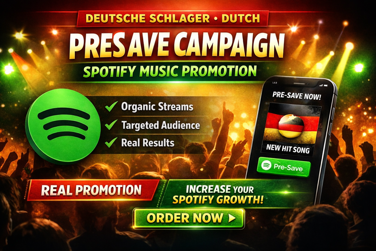 I will do manual targeted german UK USA presave campaign spotify music promotion