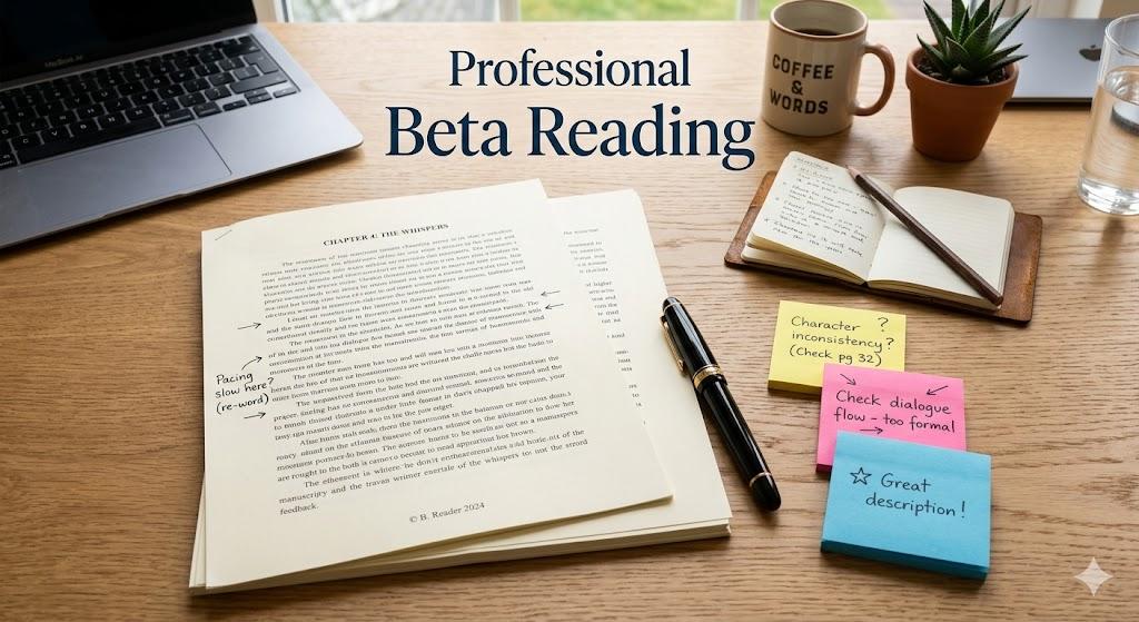 I will beta read your romance or romantasy novel with detailed honest feedback