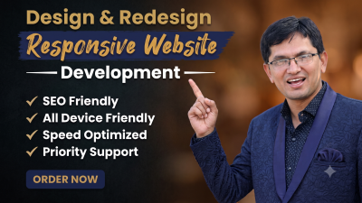 design and redesign responsive wordpress website, blog or website