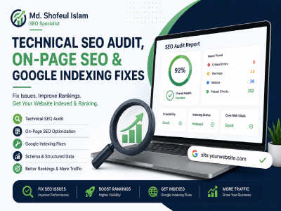 I will do website SEO on WordPress, Shopify, Wix, Squarespace