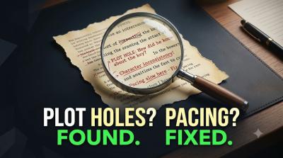 I will triage your commercial fiction spot plot holes and fix pacing