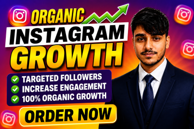 I will promote fast instagram organic promotion followers and engagement