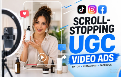 I will produce scroll stopping ugc video ads for your tiktok, instagram, and facebook