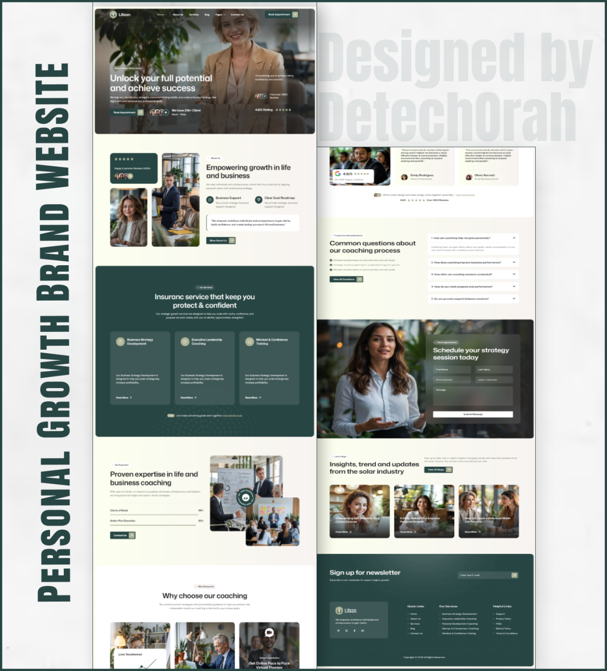 I will build expert landing page in systeme io, sales funnels systeme io website design
