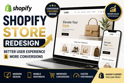 I will redesign your shopify store for better user experience and conversions