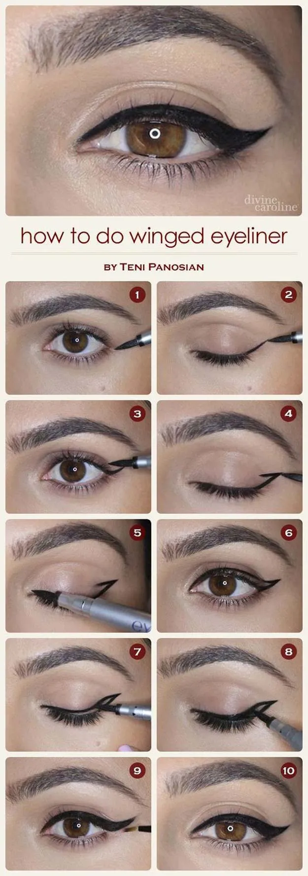 37 Winged Eyeliner Tutorials  Fashion Daily