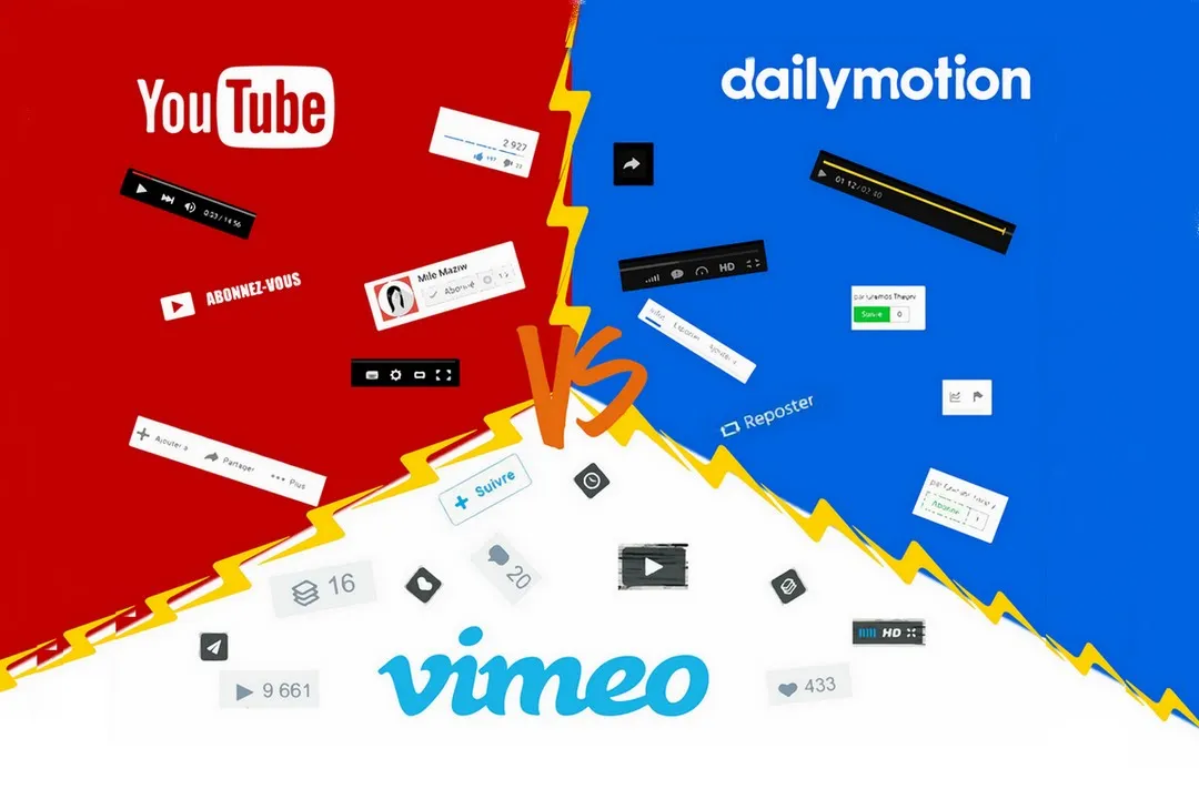 TACHWICHE  Youtube Vs Dailymotion Vs Vimeo   2  YouTube